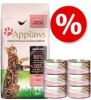 Applaws Gemengd Probeerpakket Droog & Natvoer in Voordeelset 2 kg Senior Kip + 6 x 156 g Zeevis online kopen