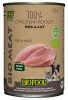 Biofood BF Petfood Organic 100% kippenvlees natvoer hond & kat(blik 400 g)12 x 400 gr online kopen