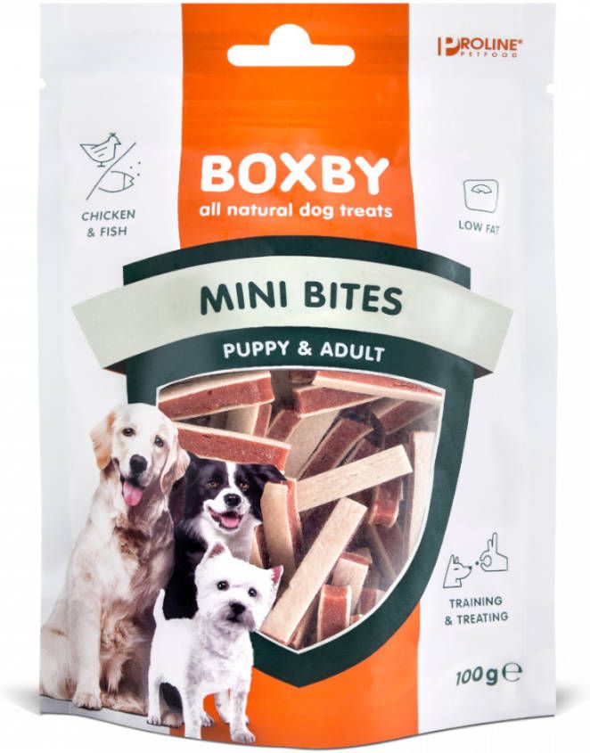 Boxby Puppy Snacks Mini Bites Hondensnacks 100 g online kopen