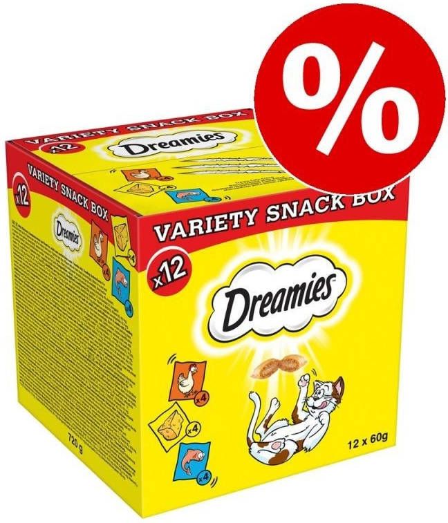 Dreamies 24x85g Selectie in Saus Fijne Variatie Sheba Maaltijdzakjes + gratis Snacks Kat online kopen