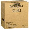 Gourmet Gold Fijne Hapjes in saus met rund, kip en lever, zalm en kip, kalkoen en eend natvoer kat(96x85 g)2 x(96x 85 gr ) online kopen