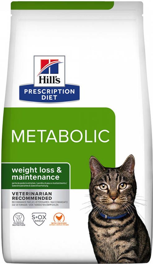 Hill&#xB4, s Prescription Diet Feline Metabolic Advanced Weight Solution Kattenvoer met Kip 12 kg online kopen