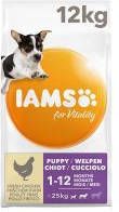 Iams 2x12kg for Vitality Dog Puppy & Junior Small/Medium Kip Hondenvoer online kopen
