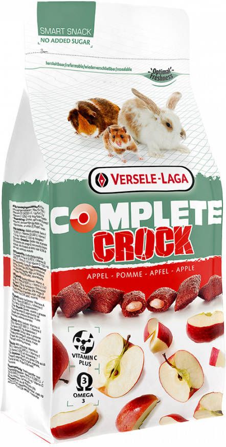 Versele Laga Complete Crock Apple Knaagdiersnack Appel 50 g online kopen