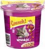 Whiskas 5x100g Crunch Kip, Kalkoen & Eend Kip, Kalkoen & Eend Kattensnacks online kopen