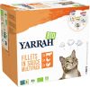 Yarrah Mix Bio Filets in So&#xDF, e 8 x 85 g Mix Bio Huhn, Bio Truthahn, Bio Rind online kopen